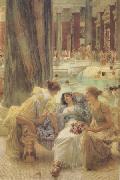 Alma-Tadema, Sir Lawrence The Baths of Caracalla (mk24) painting